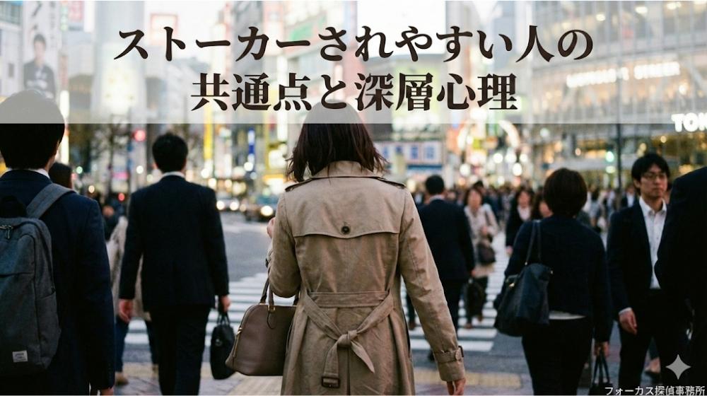 性格や行動が原因でストーカーされやすい人の共通点と深層心理