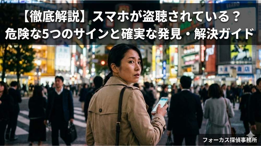 【徹底解説】スマホが盗聴されている?危険な5つのサインと確実な発見・解決ガイド