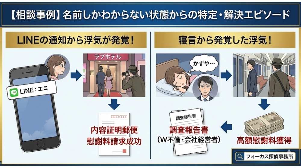 【相談事例】名前しかわからない状態からの特定・解決エピソード