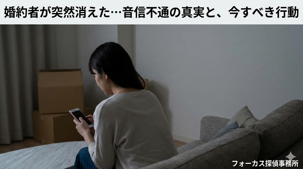 婚約者が突然音信不通…警察か探偵か?最優先ですべき行動5選