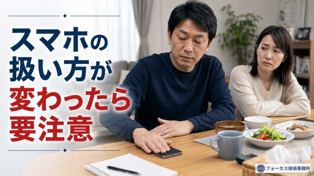 スマホを隠す行動からカカオトークでの浮気を疑う場面