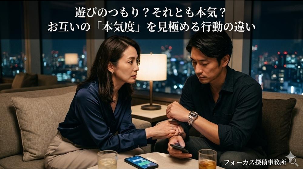 遊びのつもり?それとも本気?お互いの「本気度」を見極める行動の違い