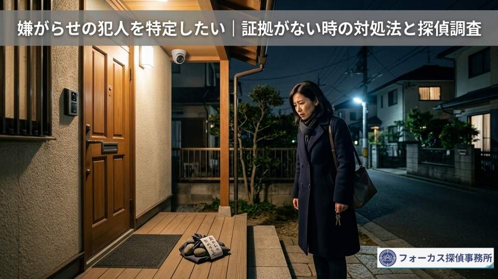 嫌がらせの犯人特定で証拠を残すために確認すべき玄関前の様子