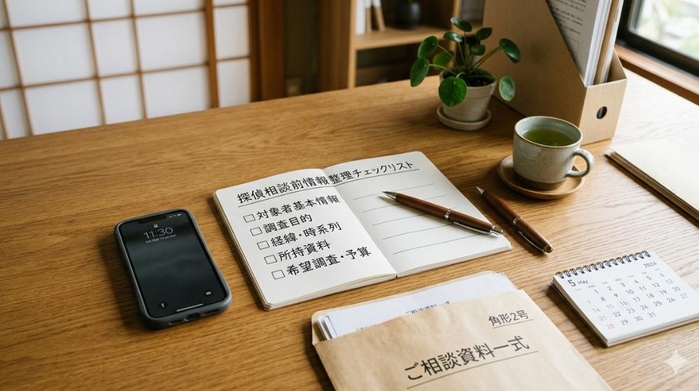 元夫・元妻の所在調査を相談する前に整理する情報